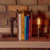 Myst Steampunk Handmade Vintage Adjustable Pipe Lamp