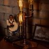 Shadow Steampunk Handmade Vintage Adjustable Pipe Lamp