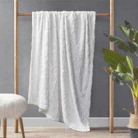 Luxe Faux Fur Throw (Color: as Pic)