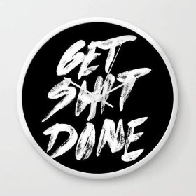 Motivational Wall clock (Color: White)