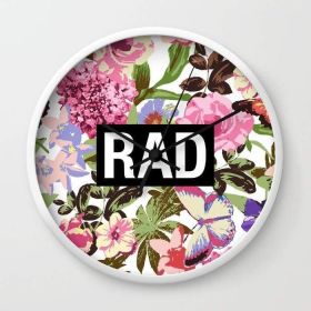 Rad Wall clock (Color: Black)