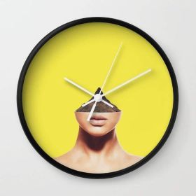 Displacement Wall clock (Color: White)