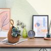 Xemussa 1pc kitchen tear drop basket, hand woven fruit basket Bohemian wall mounted storage food basket, suitable for fruits, vegetables, potatoes