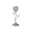 Modern Simply Glam Metal Table Lamp for Bedroom Decor