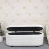 Modern Upholstered Storage Bench, End Of Bed Stool, For Living Room, Entryway, Bedroom