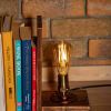 Myst Steampunk Handmade Vintage Adjustable Pipe Lamp