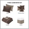 7 Piece Micro Corduroy Comforter Set