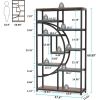 Bookshelf Industrial 5 Tier Etagere