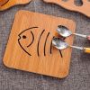 Anti-scalding Bamboo Insulation Table Mat Coaster for Home