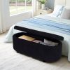 Modern Upholstered Storage Bench, End Of Bed Stool, For Living Room, Entryway, Bedroom
