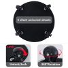 Storage Ottoman Foot Rest Round Footstool Velvet Footrest Multifunctional Rolling Stool Coffee Table Ottoman with Wheels Vanity Stool for Makeup Room