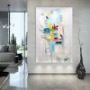Large Abstract Handmade Oil Painting on Canvas
