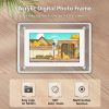 Acrylic 5 Inch Digital Picture Frame, Video Frame with Auto-Rotate, Free 8GB/4GB USB Stick and Built-in 1000 mAh Battery. Ideal Desktop Decoration