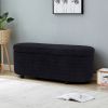 Modern Upholstered Storage Bench, End Of Bed Stool, For Living Room, Entryway, Bedroom
