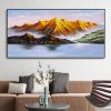 Hand Painted Oil Painting Modern Landscape Textured Painting Abstract Art Hand Painted Custom Artwork Wall Decor Painting Impressionist Art Living Roo