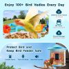 VEVOR Smart Bird Feeder with Camera ,2K HD, AI Bird ID & Solar Panel