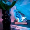 Resin Ocean Lamp,Shark and Diver resin wood lamp, Ambient Night Light, Holiday Christmas Gifts