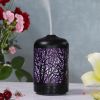 Aromatherapy Oil Diffuser - Black Tree Metal Design 7- Color Led Light